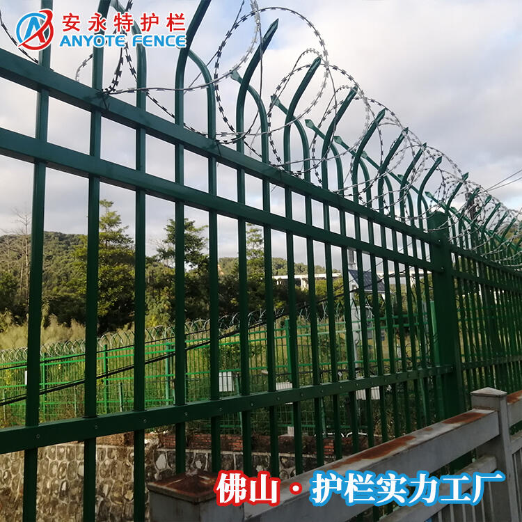 金属围墙栏杆定制指南 锌钢护栏喷涂颜色与江门铁艺栅栏价格解析